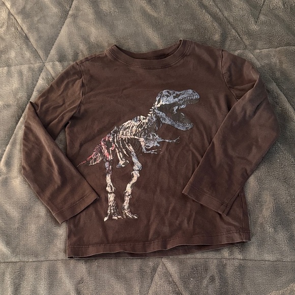 OshKosh B'gosh Other - OshKosh B'gosh Brown Dinosaur Long Sleeve Tee
